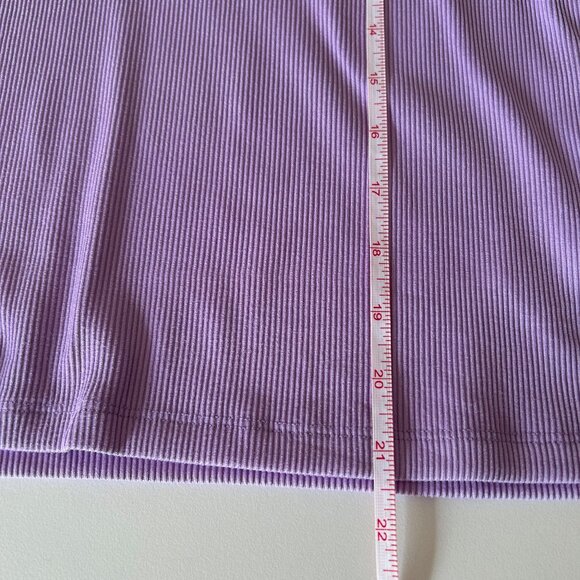 XL Slim Fit Simons Lilac Purple Ribbed Turtleneck - Picture 10 of 10